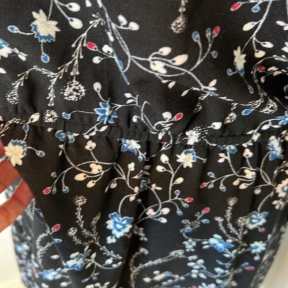 Ann Taylor Loft Floral Long Sleeve Dress Size M - Picture 6 of 11